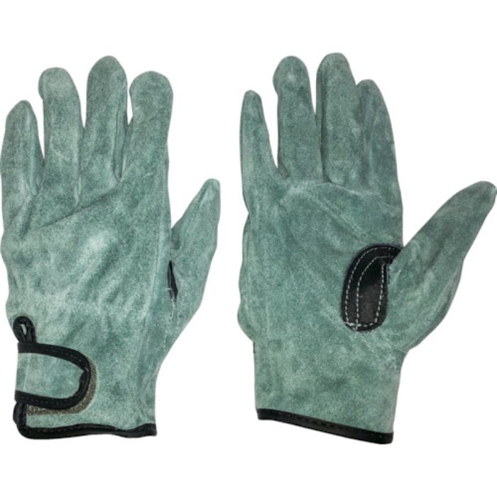 おたふく オイル床革手袋 我天 マジック止め 銀アテ付き L(Tcode:2509387)