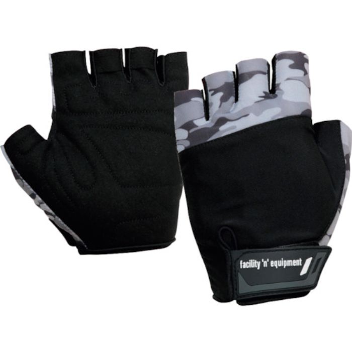 おたふく 重作業用指出しマイクロファイバー手袋 ブラック×カモフラ M(Tcode:2391326)