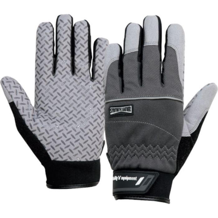 おたふく 超重作業用マイクロファイバー手袋+シリコンゴム グレー 3L(Tcode:2391346)