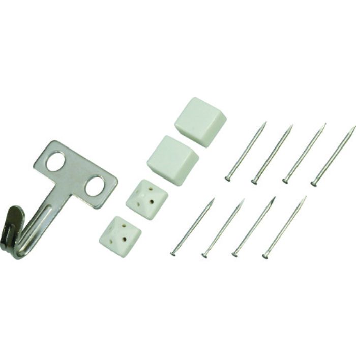 光 石膏ボード用フックニッケルメッキお徳用(12個入)×:個 〇:PK(Tcode:1121700)