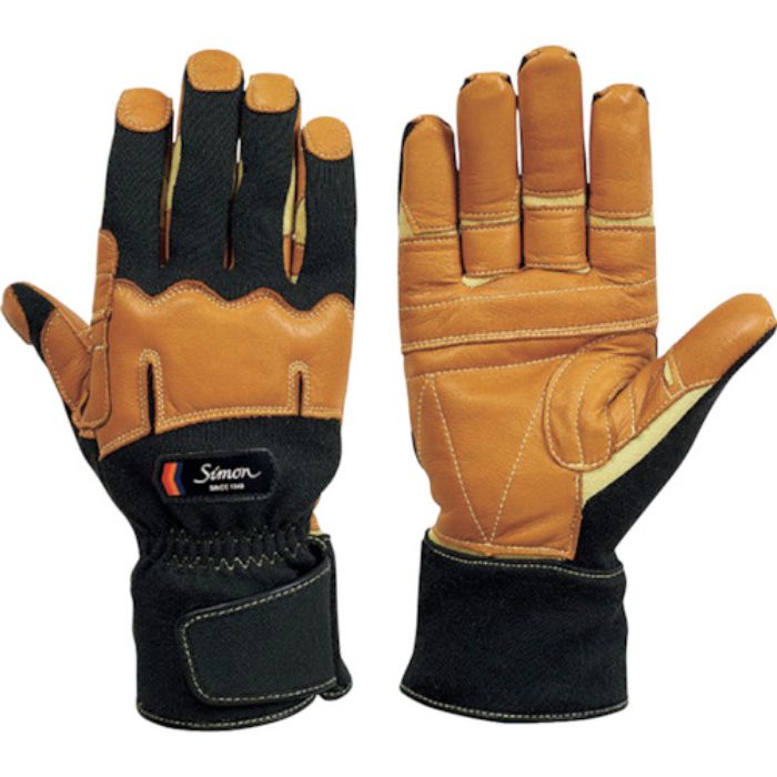 シモン 防火手袋(防水タイプ) KG-190BK L(Tcode:2503347)