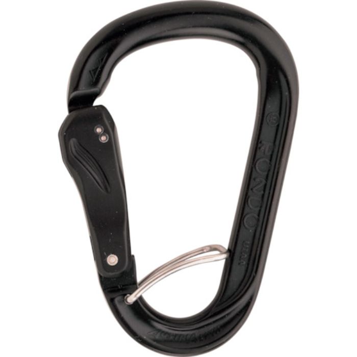 ALPIN カラビナ HMS ROUND スライドオートロックカラビナ(フック付き)ブラック(Tcode:2445200)