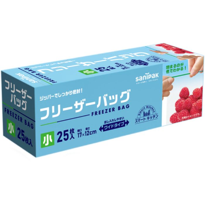 サニパック フリーザーバック(S)透明25枚 0.060mm(Tcode:1350954)