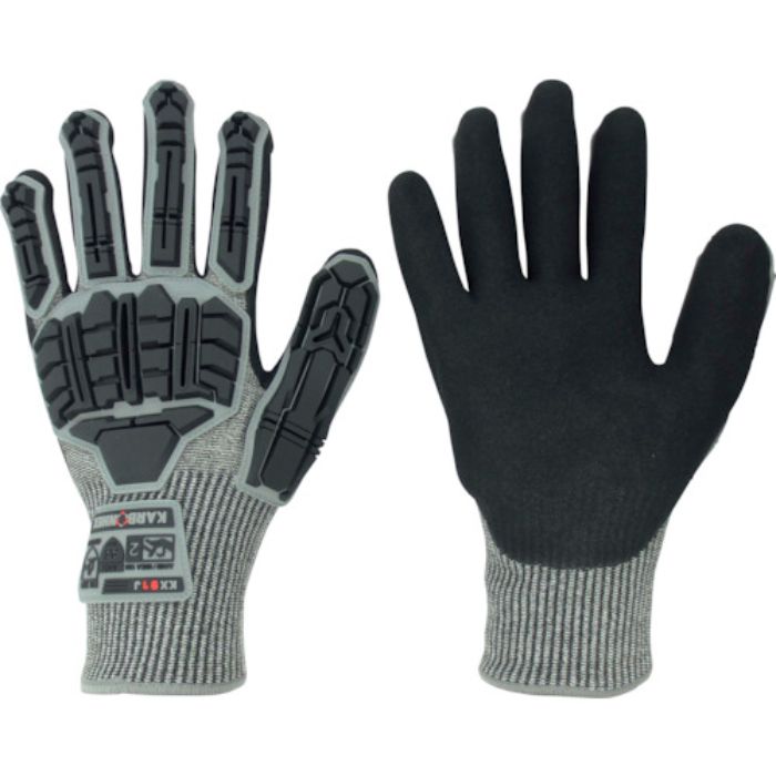 KARBONHEX 耐切創性 耐衝撃性手袋 KX-91J L(Tcode:2522316)