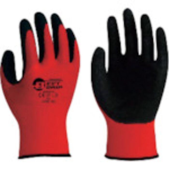 BESTGRIP 天然ゴム薄手 レッド M 10双