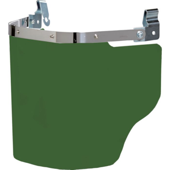 TRUSCO ヘルメット取付型大型防災面 グリーン(前面プレートなし)(Tcode:5334255)