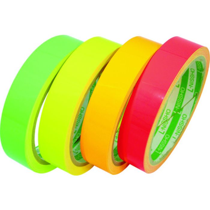 日東エルマテ 蛍光テープ 20mm×5m グリーン(Tcode:4955609)