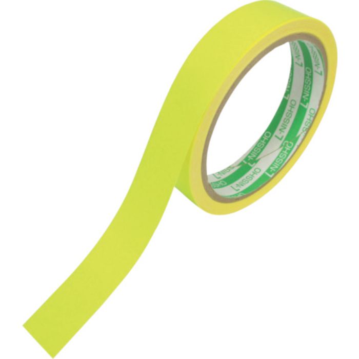 日東エルマテ 蛍光テープ 20mm×5m レモンイエロー(Tcode:4955617)