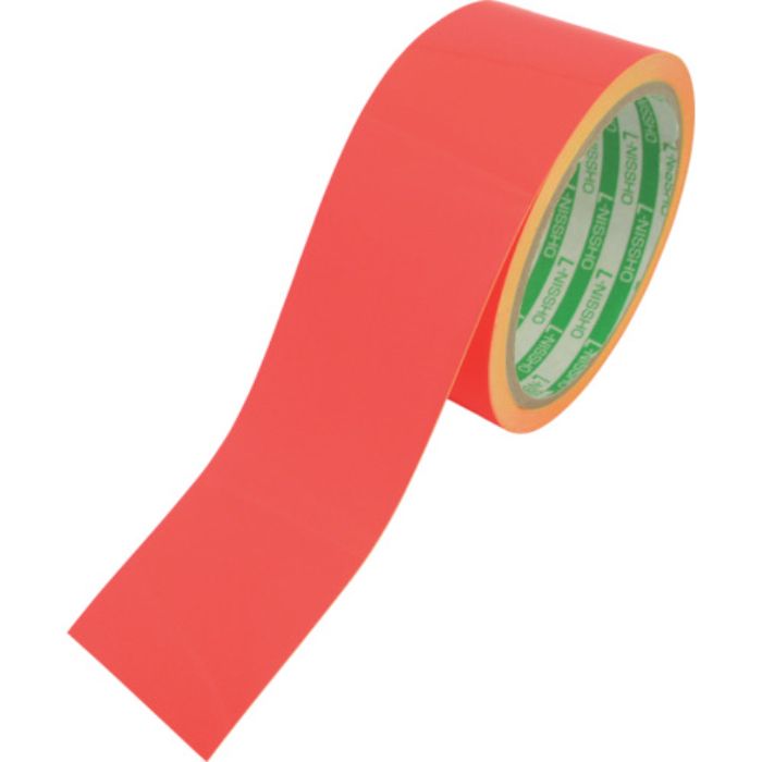 日東エルマテ 蛍光テープ 45mm×5m レッド(Tcode:4955676)