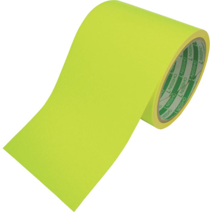 日東エルマテ 蛍光テープ 90mm×5m レモンイエロー(Tcode:4955692)