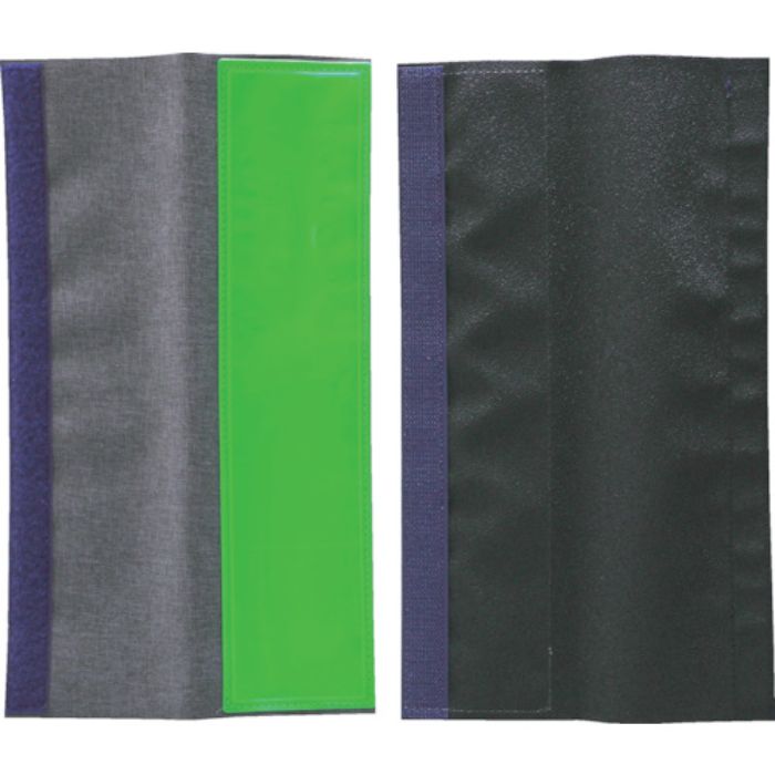 TRUSCO 肩パットの上から取り付け可能なフルハーネス用反射材 2枚入 グリーン(Tcode:2560892)