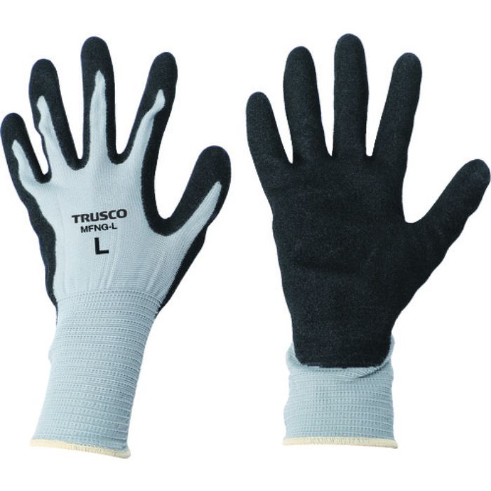 TRUSCO ニトリル背抜き手袋MF L(Tcode:2073607)