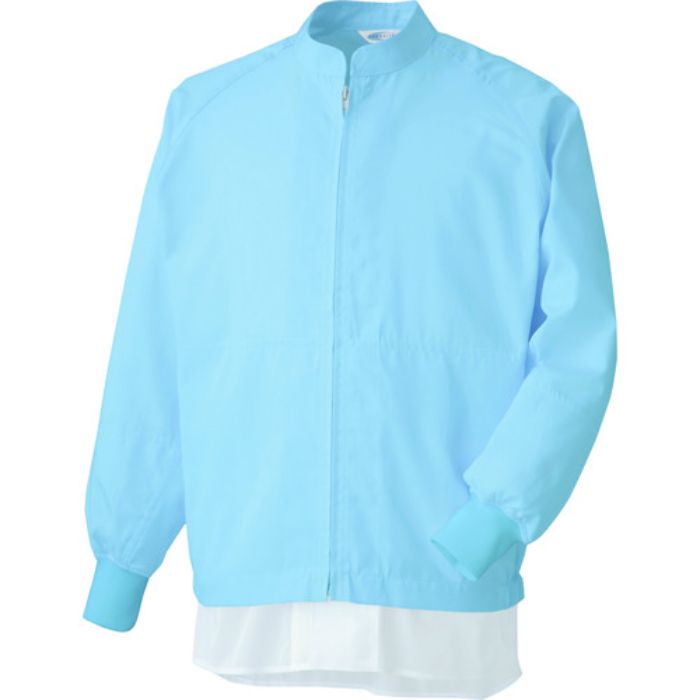 ミドリ安全 異物混入防止長袖ブルゾン ブルー L(Tcode:8258532)