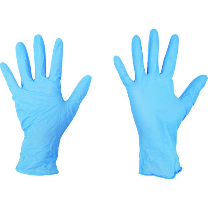 東京パック MJニトリルグローブ ブルーPF M (100枚入)(Tcode:4224141)
