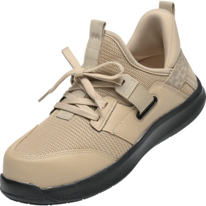 丸五 軽量安全スニーカー マンダムFLY-UP#510 ベージュ 25.0cm(Tcode:4877625)