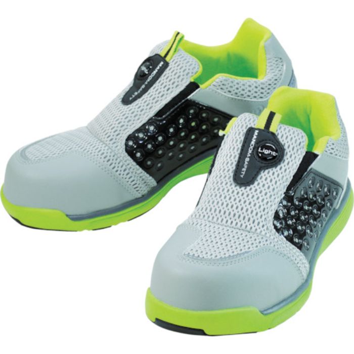 丸五 マンダムセーフティー#767 ライム/グレー 22.5cm(Tcode:7600798)