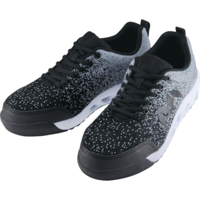 丸五 マンダムニット#001 グレー/ブラック 24.5cm(Tcode:8368766)