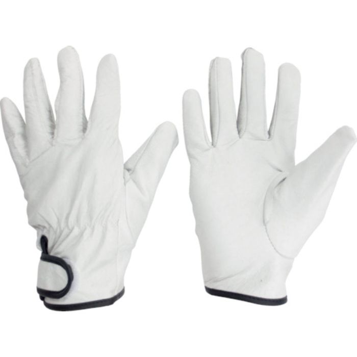 ミドリ安全 豚本革手袋(内綿) L(Tcode:1056067)