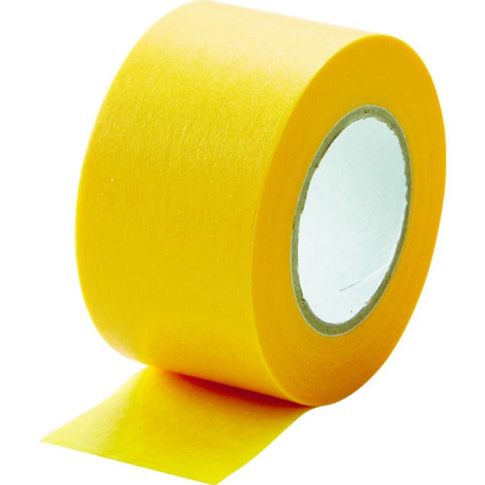 TRUSCO 建築塗装用マスキングテープ 幅30mm長さ18m 4巻入 イエロー(Tcode:1025888)