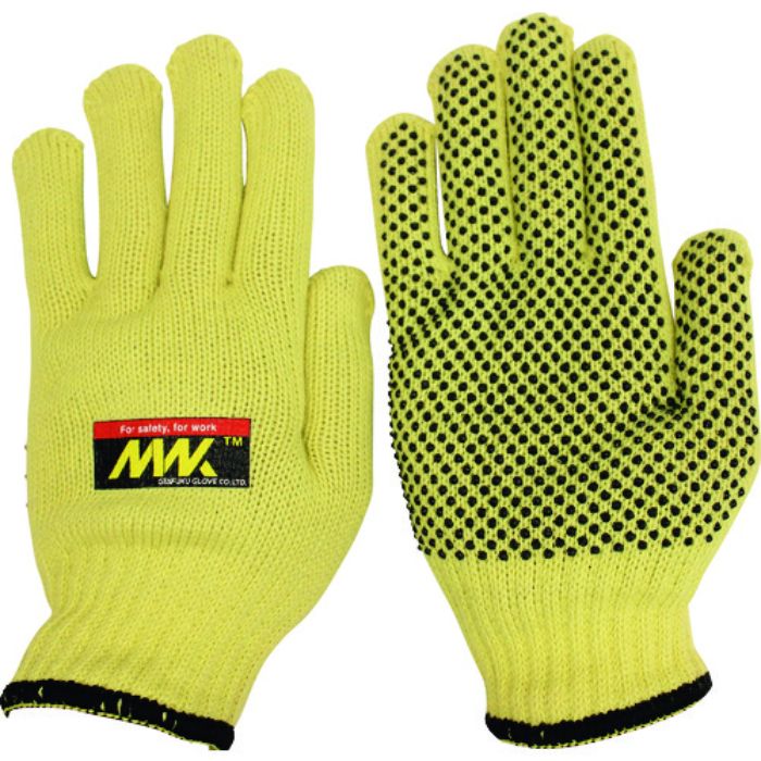 おたふく 耐切創手袋 7G スベリ止め付き L(Tcode:2070526)