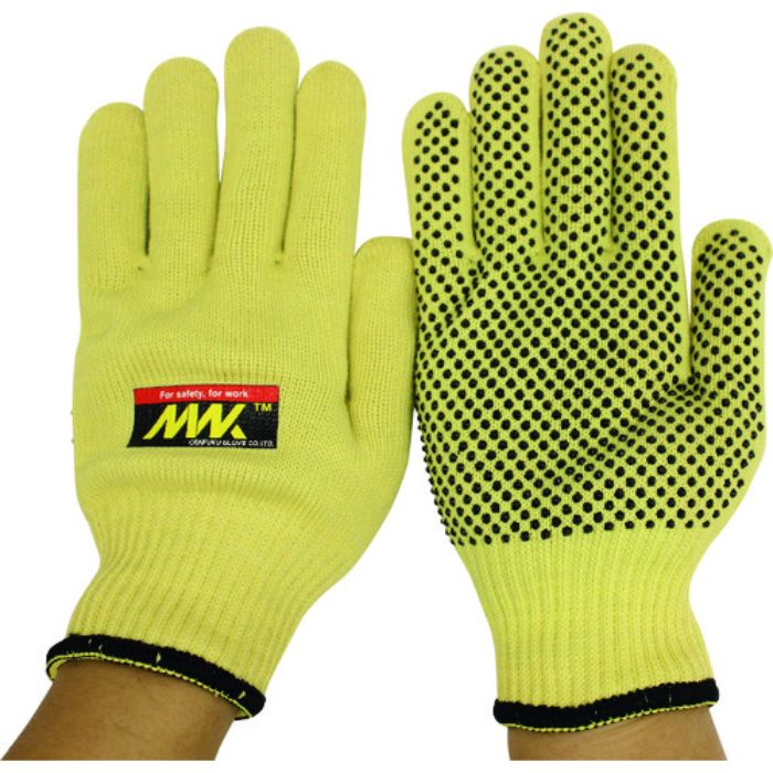 おたふく 耐切創手袋 10G スベリ止め付き LL(Tcode:2070531)