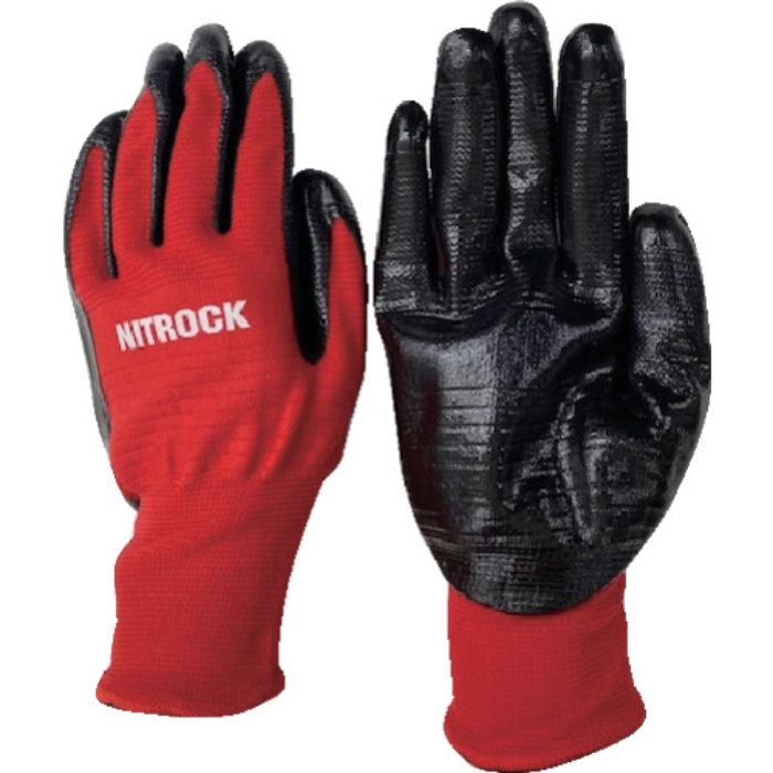 コーコス 背抜き手袋 ニトロックプレミアム N-3550 20レッド S(Tcode:1491095)