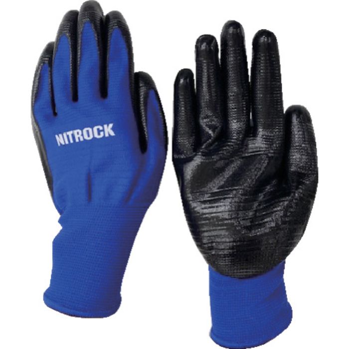 コーコス 背抜き手袋 ニトロックプレミアム N-3550 6ブルー S(Tcode:1491099)