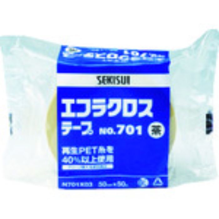 積水 エコラクロステープNo.701 50×50 白(Tcode:4711424)