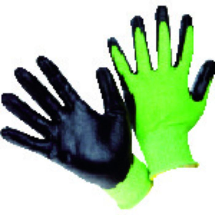ハネウェル 耐切創手袋 ネオカット ニトリル 黄緑/黒 サイズ07(S)(Tcode:1163936)
