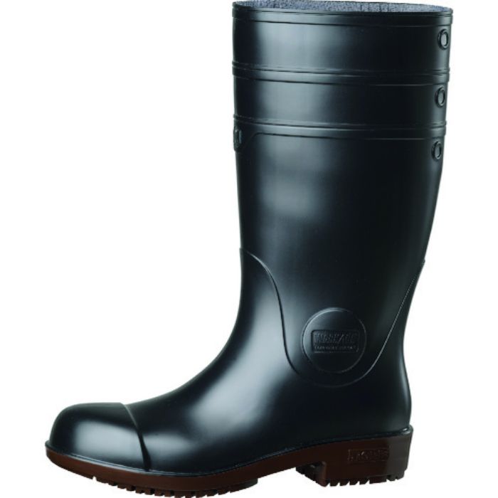 ミドリ安全 超耐滑先芯入り長靴 ハイグリップ NHG1000スーパー ブラック 25.0CM(Tcode:1256230)