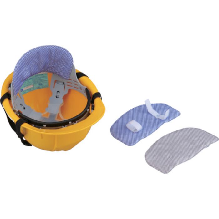 トーヨーセフティ ヘルメット取付式 アクアネックパット ブルー(Tcode:1179879)