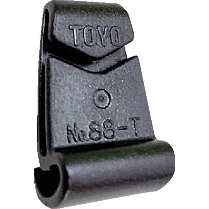 トーヨーセフティ ヘルメット取付用ゴーグルクリップ ミゾ付き用 2個入(Tcode:8537337)