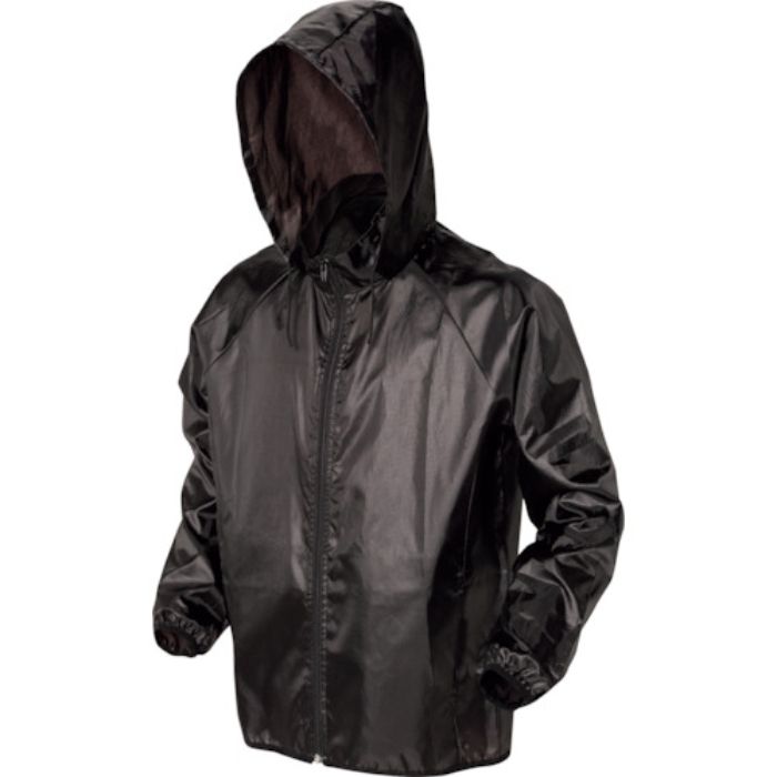 喜多 フルジップヤッケ(シャドウプリント) No1570 ブラック(ドット柄) L(Tcode:2357201)