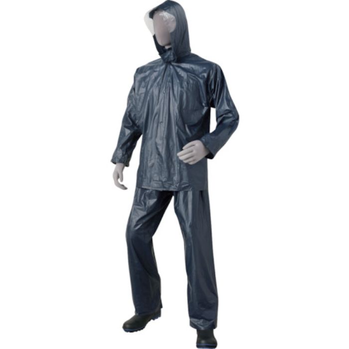 喜多 PVCレインコート No2000 ネイビー M(Tcode:2354032)