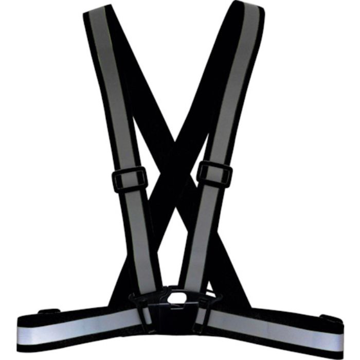 喜多 ストレッチ安全ベルト(4cm幅) No6090 ブラック フリー(Tcode:2354083)