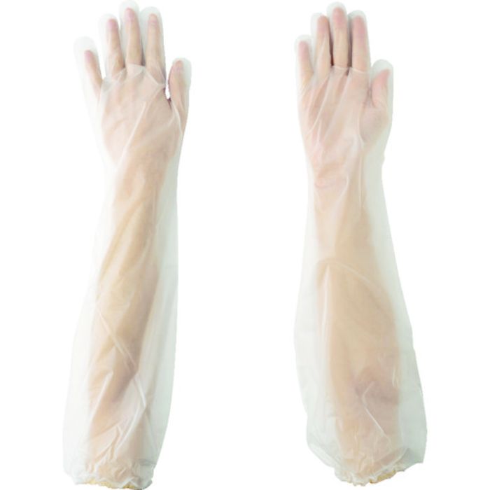 エステー NO944ポリエチレン使い切り手袋ロングタイプ半透明 (30枚入)(Tcode:3979067)