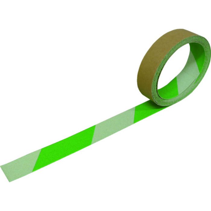 NCA 蛍光ノンスリップ ゼブラタイプ 安全ゾーン 幅25mm×長さ3m×厚さ0.85mm(Tcode:3283909)