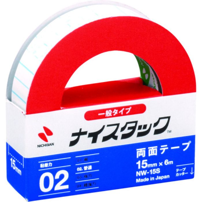 ニチバン 両面テ-プ ナイスタックNW-15S 15mmX6m