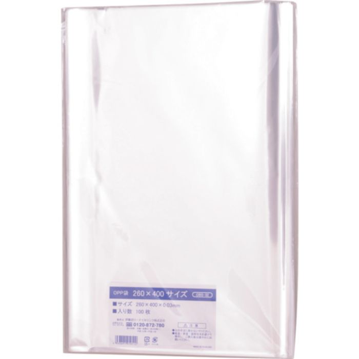 IRL OPP袋シールなし 260×400サイズ(Tcode:3867005)