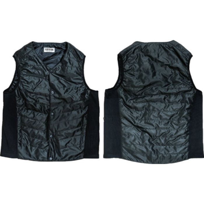 岡潮 黒色発熱ベスト+モバイルバッテリー10,000mAhセット L(Tcode:4525904)