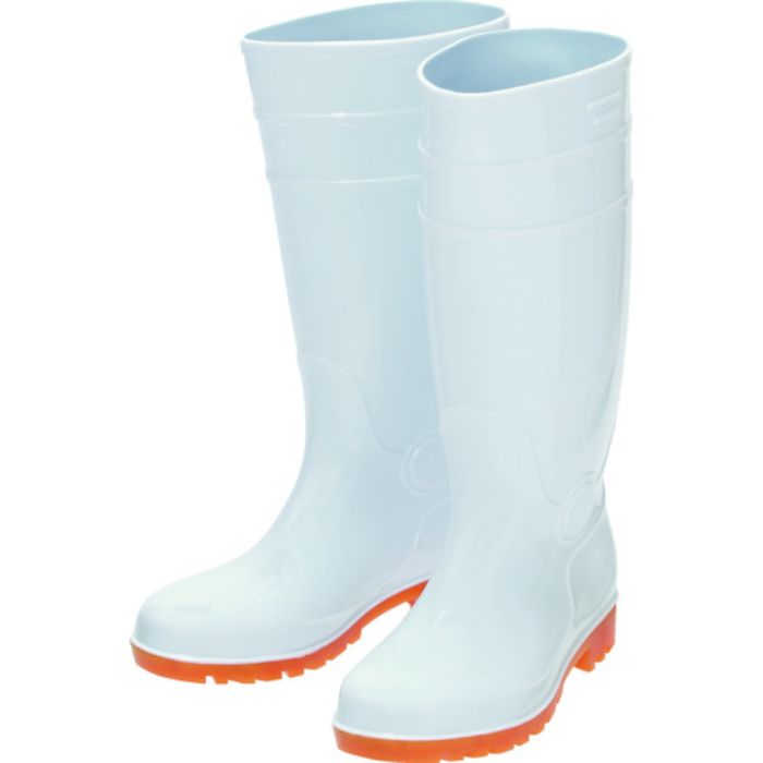 TRUSCO 鉄先芯入PVC耐油長靴 28.0CM ホワイト(Tcode:2072558)