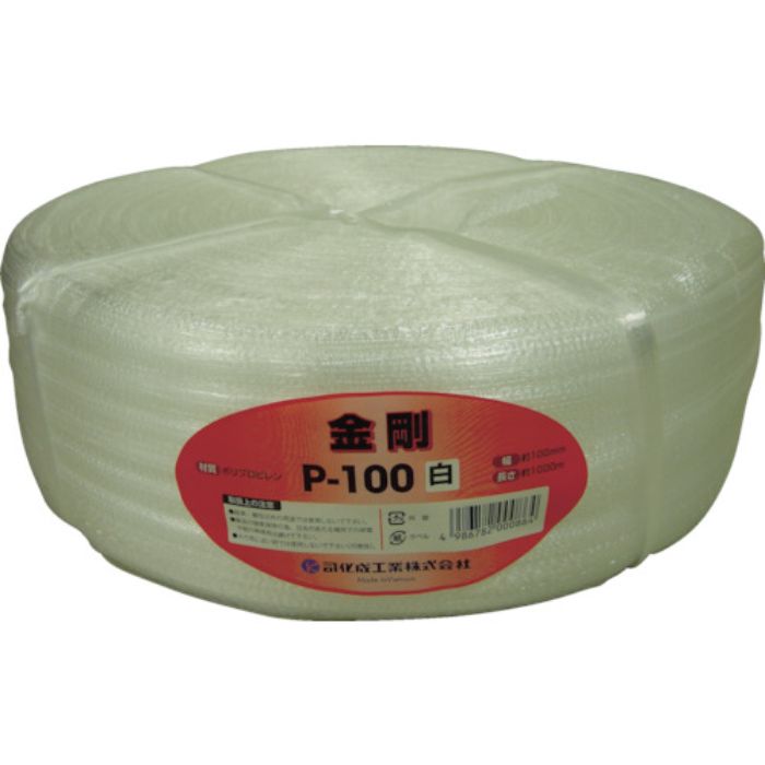 ツカサ 手結束用PP縄(ツカサテープ)P-100 白(Tcode:3982068)