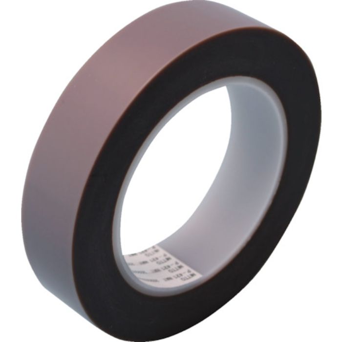 日東電工アメリカ PTFEフィルム基材シリコーン粘着テープ P-421 25.4mm×33m グレー(Tcode:2522715)
