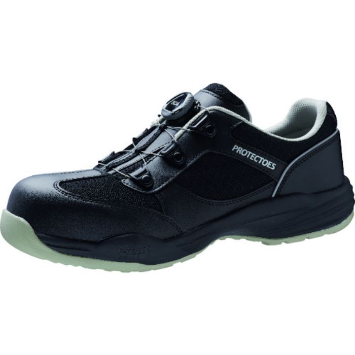 ミドリ安全 Boaシステム 小指保護プロスニーカー PF-117Boaブラック 22.5cm(Tcode:1611747)