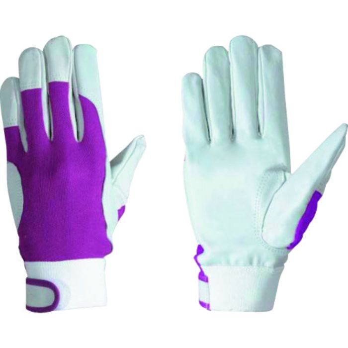 シモン 豚革甲メッシュ袖口マジック付 129豚白M寸(Tcode:8165979)