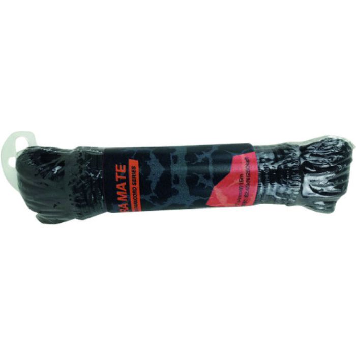 ユタカメイク パラメイトロープ 4mm×15m 黒(Tcode:2027272)