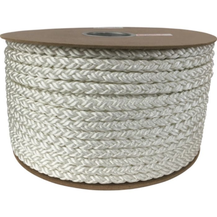 ユタカメイク ポリエステルクロス係留ドラム巻 9φ×150m 白(Tcode:7541163)