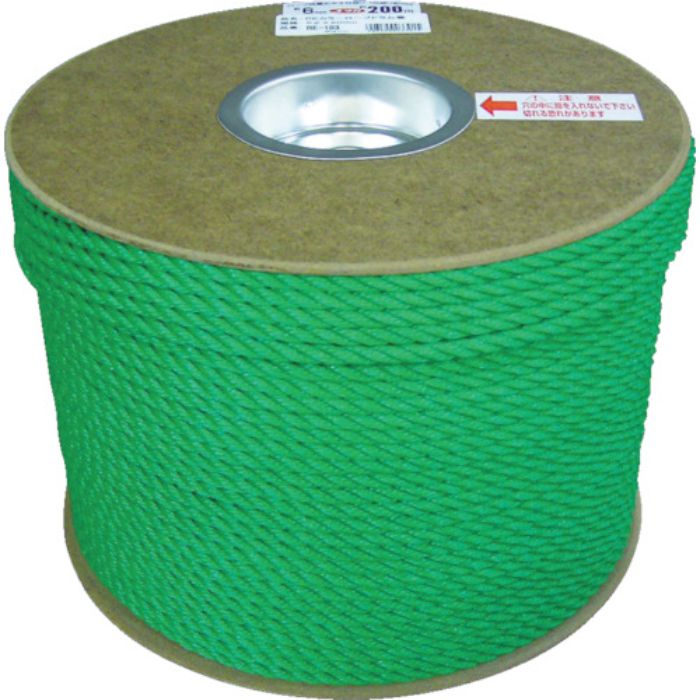 ユタカメイク PEカラーロープドラム巻 6φ×200m(Tcode:3708691)