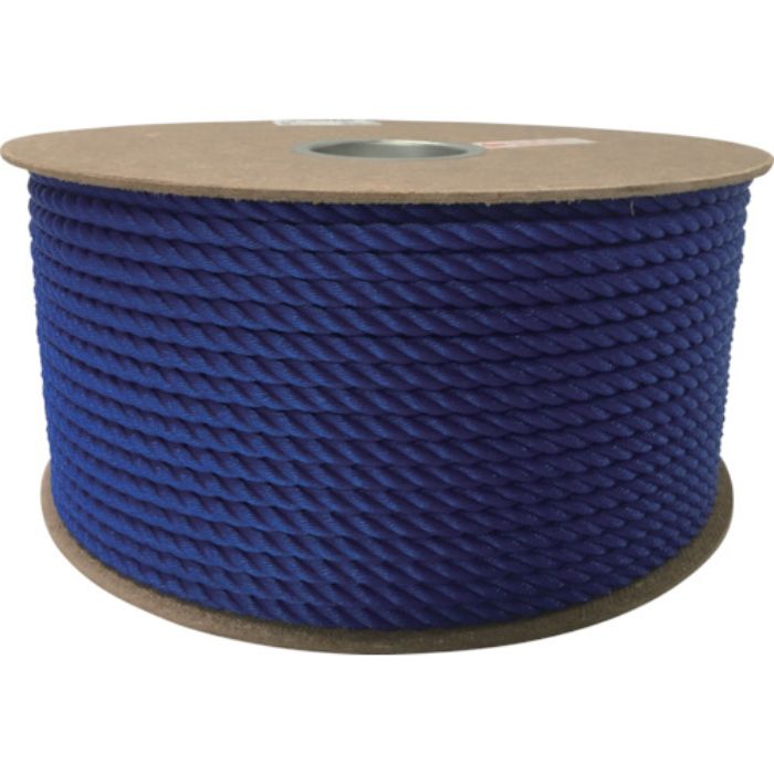 ユタカメイク ポリエチレンロープドラム巻 9mm×150m ブルー(Tcode:7947607)