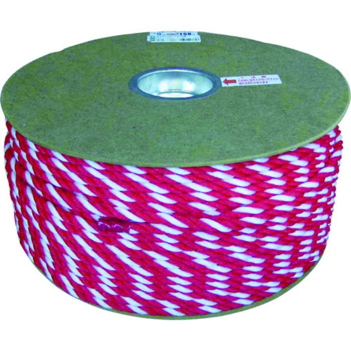 ユタカメイク ポリエチレンロープドラム巻 9mm×150m コウハク(Tcode:7947623)